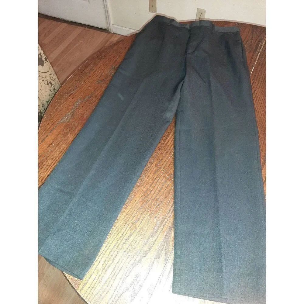 30x28.5 Mens Dress Pants Black Dark Grey